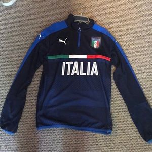 Italy soccer warmup jacket